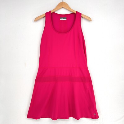 Lija Golf Tennis Sports Compression Mesh Sleeveless Stretch Dress Women's Size L