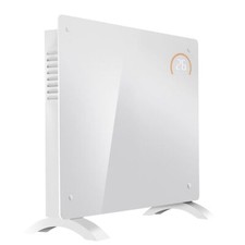 Image of Baridi, Electric Glass Panel Heater, 1000W, Wi-Fi Enabled, White - DH136 DH136