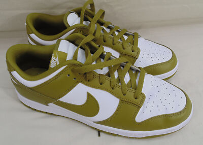 Nike Dunk Low Retro White Pacific Moss Green Men's 11.5 Sneakers DV0833-105 