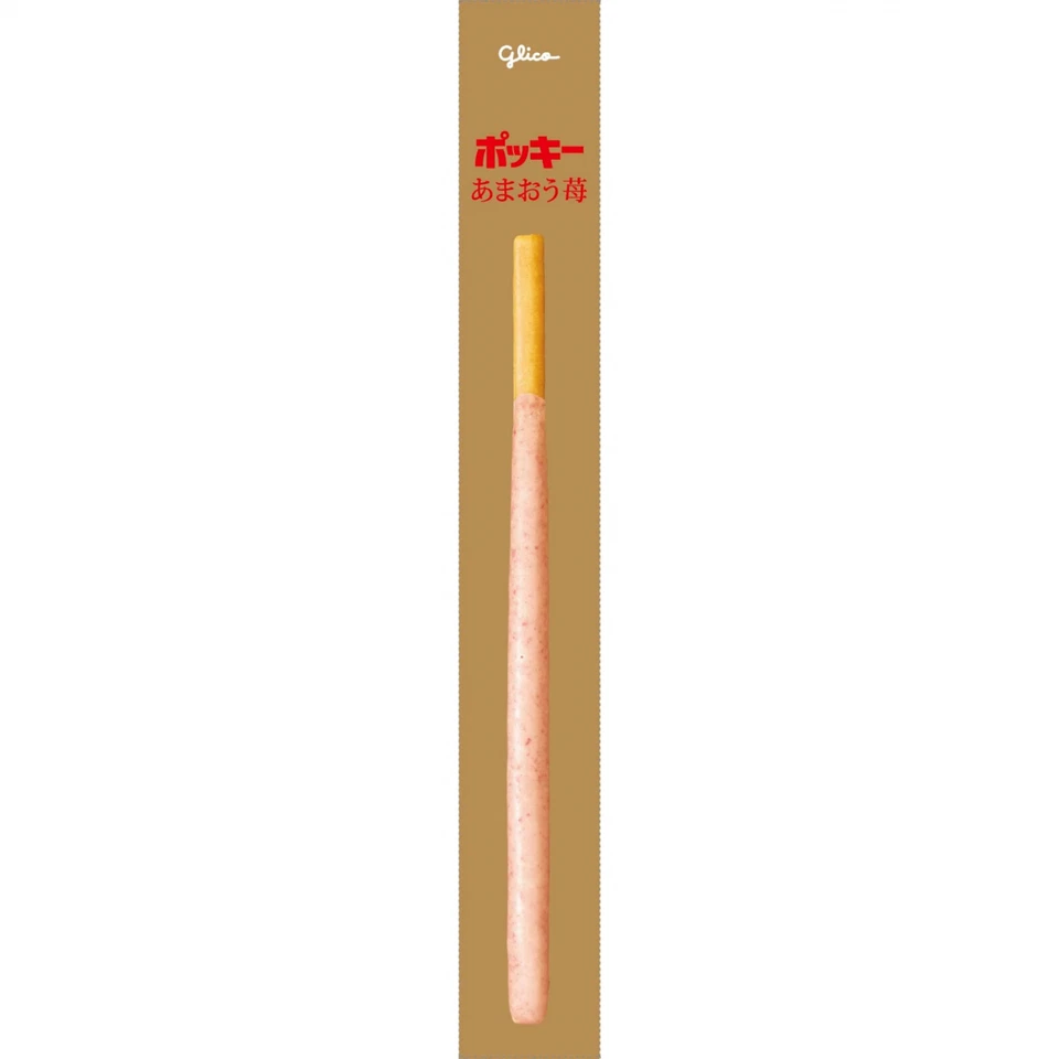 Giant Pocky Amaou Sabor Fresa (Fukuoka Yame) 18 bolsas en 1 caja (1 varilla por bolsa) Foto 4 de 4