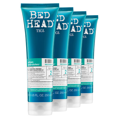 TIGI Bed Head RECOVERY Feuchtigkeitsspendendes Shampoo 4x 250 ml