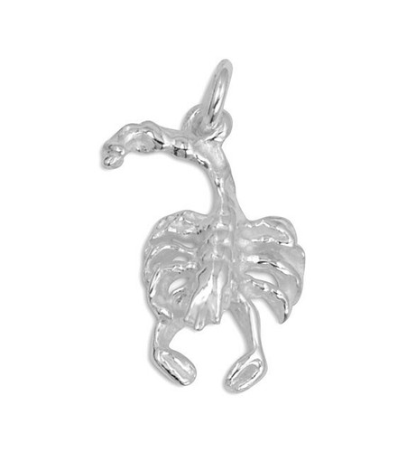 New .925 Sterling Silver Scorpion Zodiac Pendant Necklace - S-629 - 第 1/1 張圖片