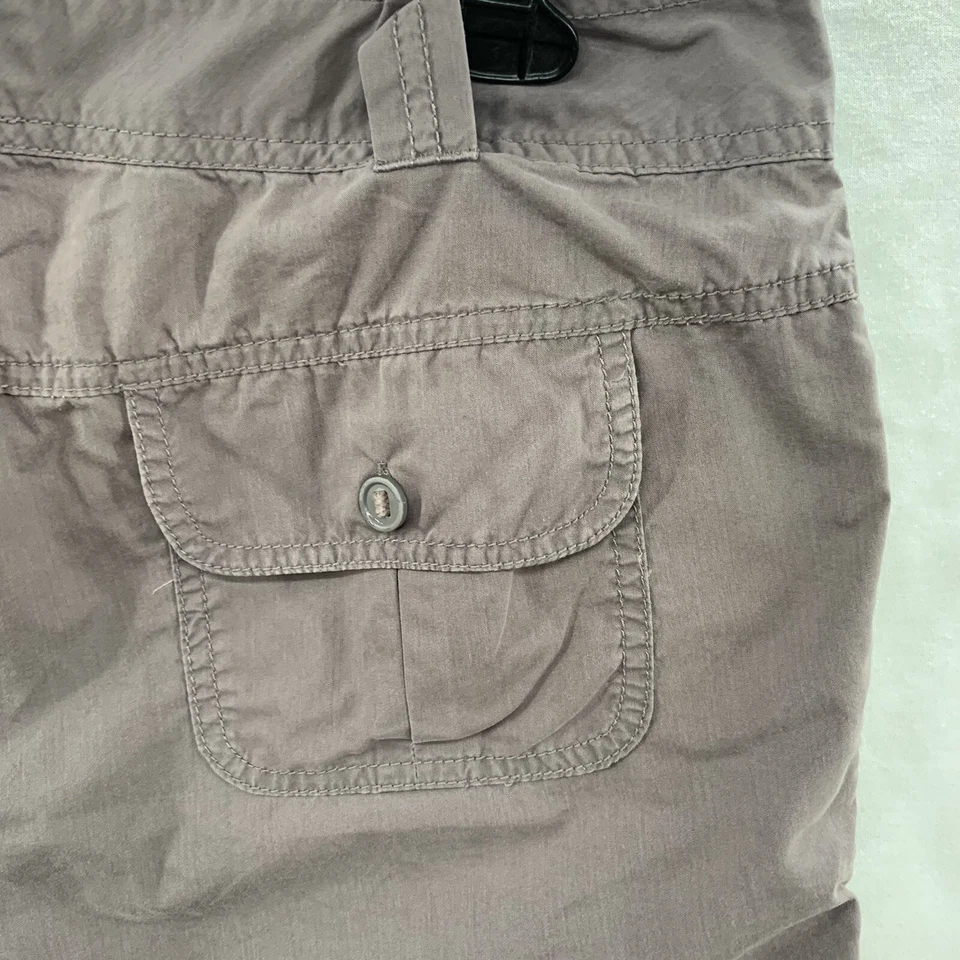 Eastern Mountain Sports Women’s Hiking Shorts Stretchy Gray QuickDry size 10 - Image 4 of 4