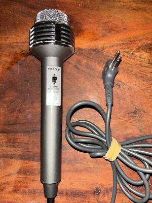 Vintage Sony F500-S Dynamic Microphone untested, in very good condition
