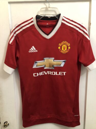 Adidas Manchester United Jersey Home shirt 2015 - 2016 Red Adizero Mens Small