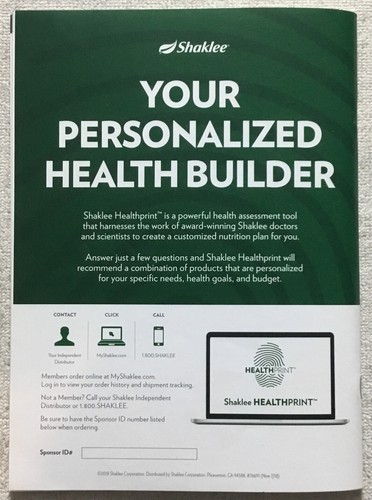 Shaklee Reference Guide Fall 2018 Life Without Compromise Essential Nutrition - Picture 12 of 12