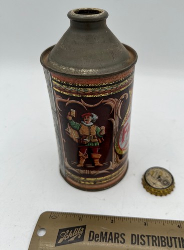 Vintage Falstaff Cone Top Beer Can With Cap Omaha, Nebraska NE - Picture 2 of 8