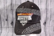 Advance Auto Parts Monster Jam Logo Tire Tracks All Over Pattern Men's Cap Gray