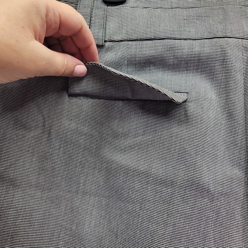AGB Women's Size Reg 12 Slacks Dress Pants Black/White Straight Leg - Picture 5 of 7