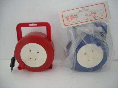 LOTTO 100 AVVOLGICAVO MISTI 220 VOLT TELEFONO DUERRE VINTAGE - Picture 6 of 6