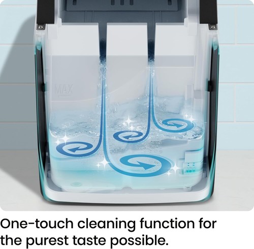 Compact Countertop Ice Machine – Enjoy 20-Minute Nugget Ice for Drinks at Home - Picture 10 of 11