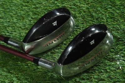 TITAN PLUS SVG HYBRID IRONS SET 2H,4H UST CUSTOM GRAPHITE LITE FLEX RH 16°, 22°
