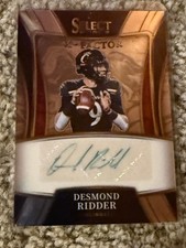 DESMOND RIDDER 2022 PANINI SELECT AUTOGRAPH AUTO  PACKERS BEARCATS READ