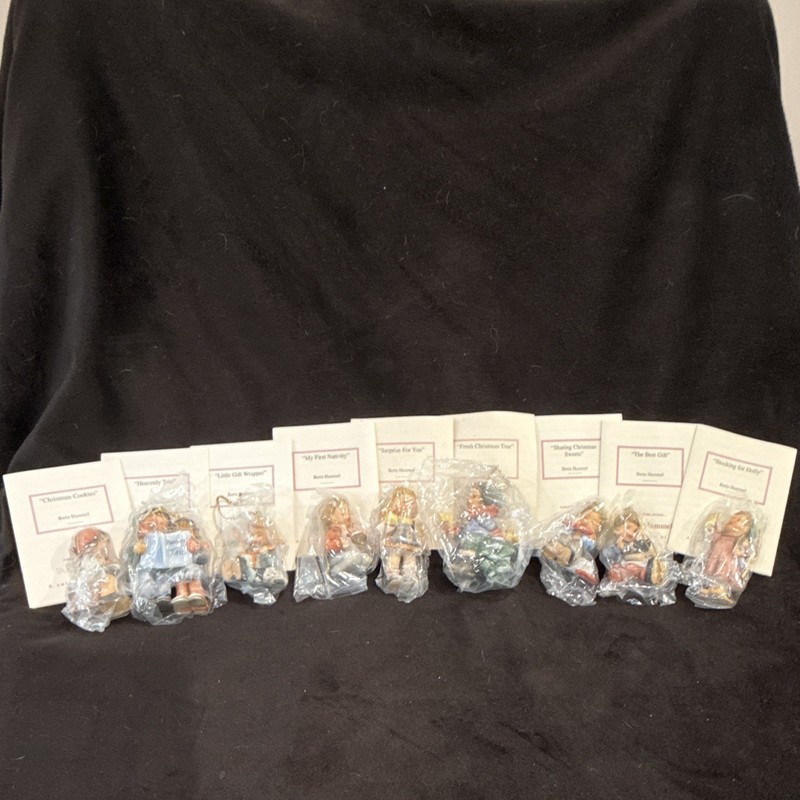 Vintage 1999 Hummel Goebel Figurines Lot of 9 Series 96031, 96032, and 96033