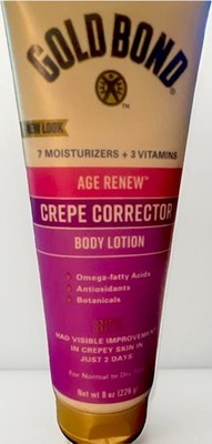 Gold Bond Age Renew Crepe Corrector Body Lotion Hydrating Normal-Dry, 8 oz