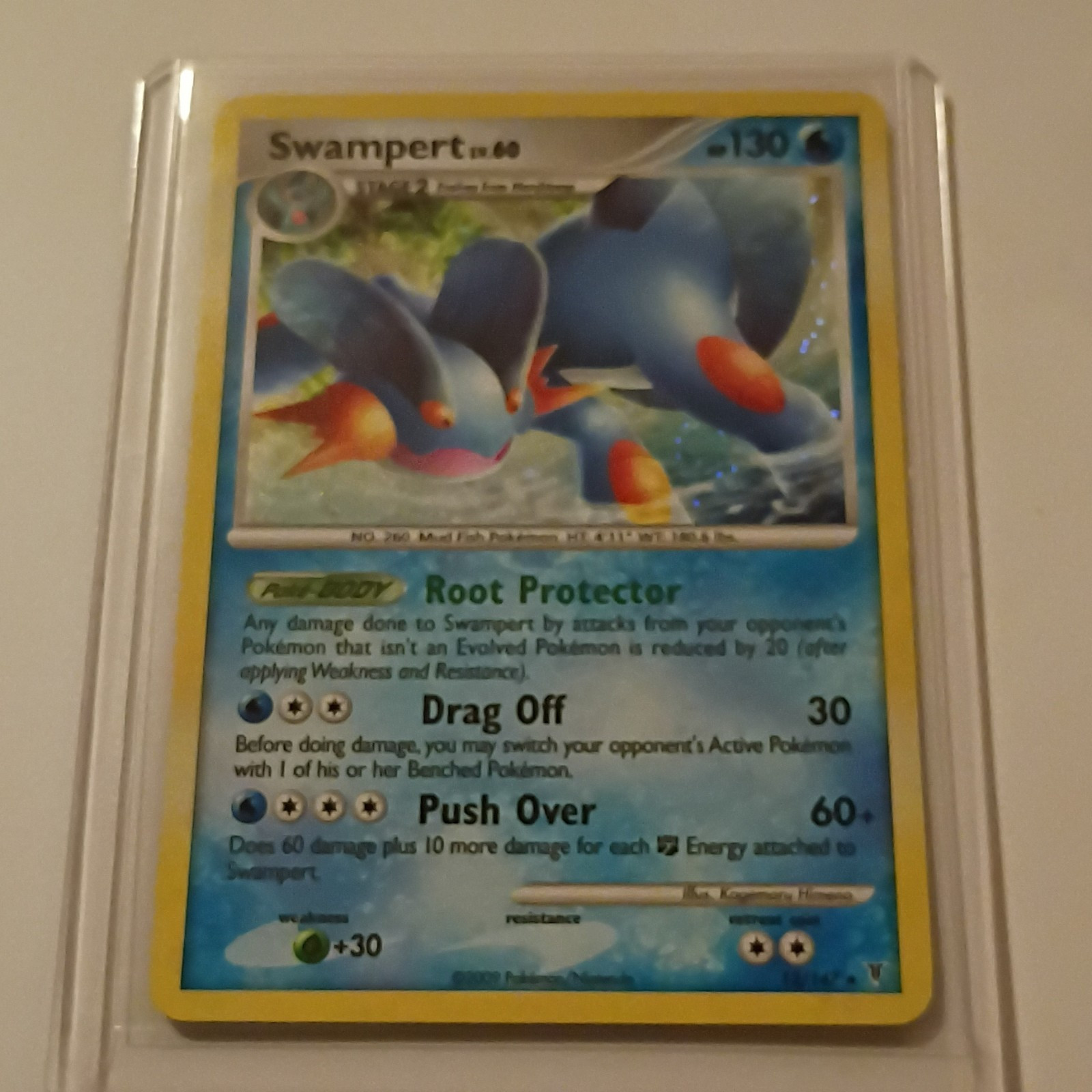 Swampert 12/147 Supreme Victors Holo Rare Pokémon Card 2009
