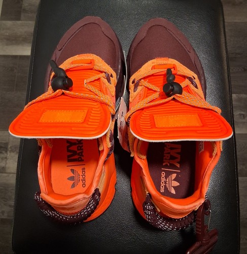 Adidas Ivy Park Nite Jogger Shoes Maroon Solar Orange Mens 7 FX5138 - Picture 13 of 15