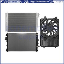 For 2016 2017 2018 Chevrolet Malibu Electric Radiator Condenser Cooling Fan Kit