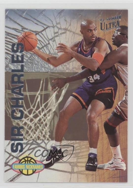 1993-94 Fleer Ultra Famous Nicknames Charles Barkley #1 HOF 05k6
