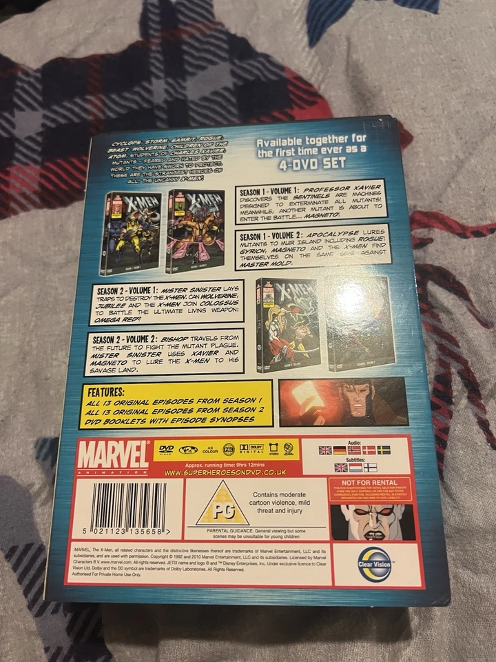 X MEN Animated Series Season 1-5 All 76 Episodes DVD Set - Image 2 of 4