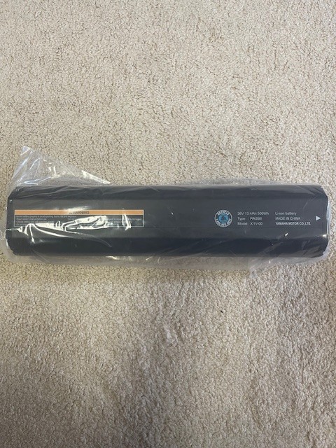 Yamaha E-Bike Battery 36v 500Wh Model : X1V-00 YDX Moro, Wabash