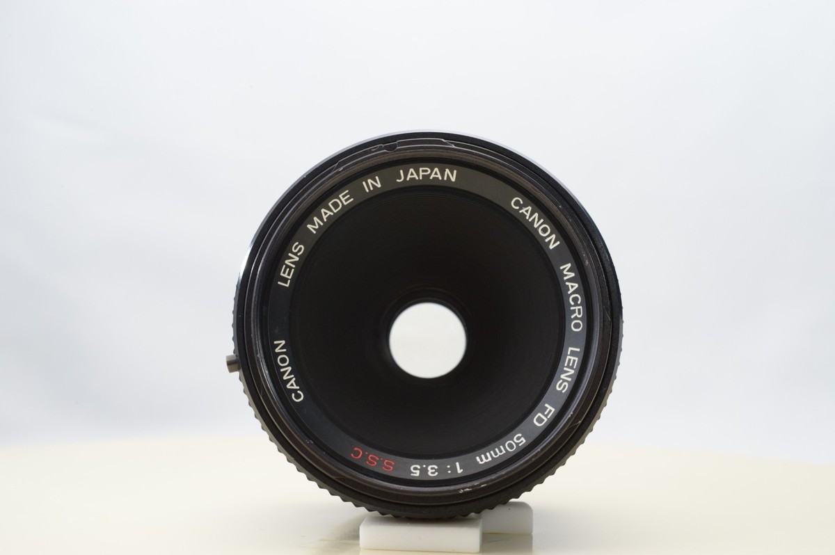 Near Mint] Canon FD 50mm F3.5 s.s.c. ssc MF Macro Lens SLR From