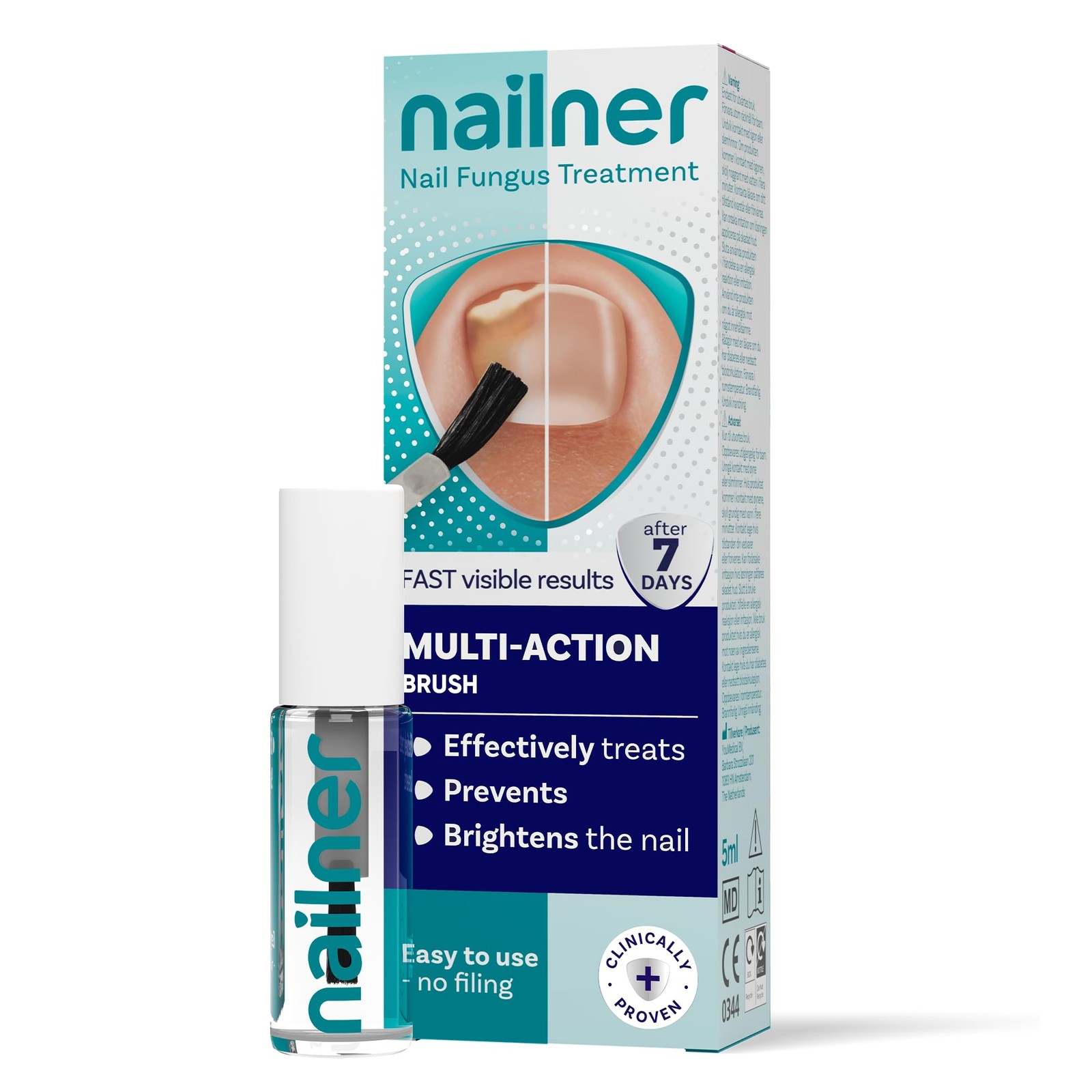 Nailner Extra Strong Fungal Nail Treatment 2in1 Treat & Prevent, Fast Results