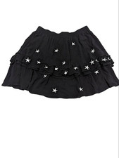 NATIVE DAUGHTERS Embroidered Stars Skirt Medium