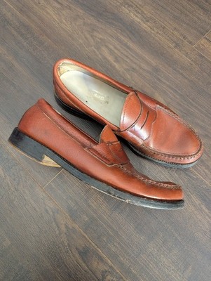 Vintage Arnold Boot Shops New Haven Leather Mens Loafers