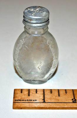 Antique Early Bayer Aspirin Glass Bottle with Aluminum Cap