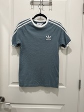 adidas Originals Adicolor Classics 3-Stripes Tee MENS T SHIRT GREY Size XS