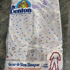 Vintage Dr Denton Pajama Set Size 3 Vintage 90s Kids Clothes Nw USA