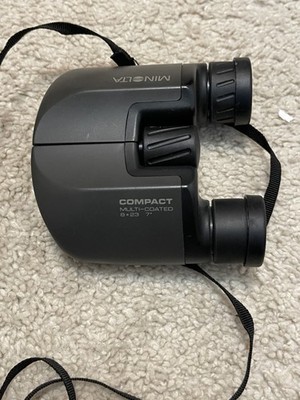 Minolta Compact Binoculars 8X23 7° Multi Coated Black With Carry