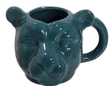 Cheetah Head Teal Coffee Mug 20 Oz Oversized ...