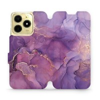 HandyhüLle Mit Klappe FüR Realme C61 Mobiwear Case Cover Schutz HüLle Violett