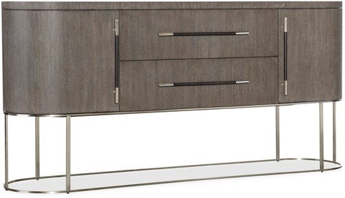 Hooker Furniture 6850-75907 Modern Mood 76"W Oak and Metal Buffet - Mink