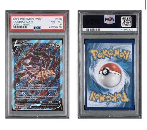 Giratina V graded PSA 8 for sale on eBay