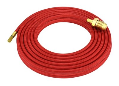 Power Cable For 20 Series Watercooled Tig Torches 25 Feet Super Flex Red Braided