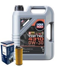 Motoröl 0W30 LIQUI MOLY Top Tec 4310 5L+BOSCH Ölfilter