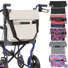 Vive XL Waterproof Wheelchair Accessory Bag - Durable, Machine Washable, 15