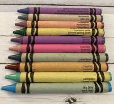 Lot of 10 Unique CRAYOLA Crayon Colors