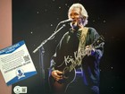 Kris Kristofferson Signed (BAS) 8x10 photo Beckett Certification • Concert Photo — photo 1