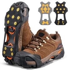 Ice Snow Cleats for Shoes and Boots,Walk Traction Cleats Crampons