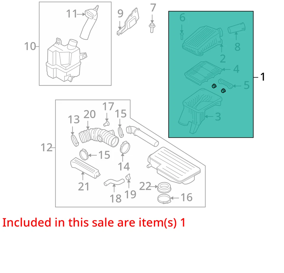 Air Cleaner Fits 04-08 FORENZA 30683112 Foto 4 de 4