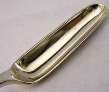 ENGLISH SOLID STERLING SILVER MARROW SCOOP COCKTAIL MIXER 1966