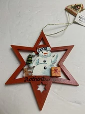 Käthe Wohlfahrt Handmade Wooden Christmas Ornament - Rothenburg 2009