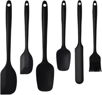 6 StüCk Teigschaber Silikon Set, Silikon KüChenhelfer, Spatel KüChe Antihaftbesc