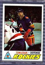 1977-78 Topps #169 Tom Edur RC Colorado Rockies NHL ROOKIE Card NM/MT. rookie card picture