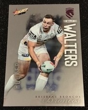 2026 NRL SELECT LEAGUE HEROES CARD -[BRISBANE]- 12 Billy WALTERS - HOBBY SILVER