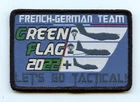 French air force patch BATS Green Flag 2022 C-130J VELKRO v2